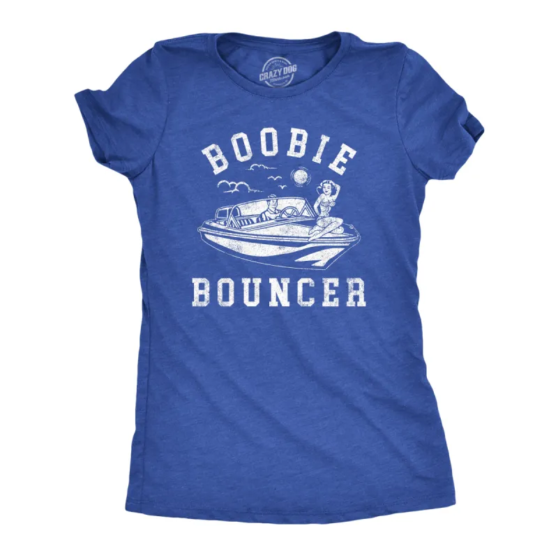 Boobie Bouncer Women's T Shirt sold by Crazy Dog T-Shirts