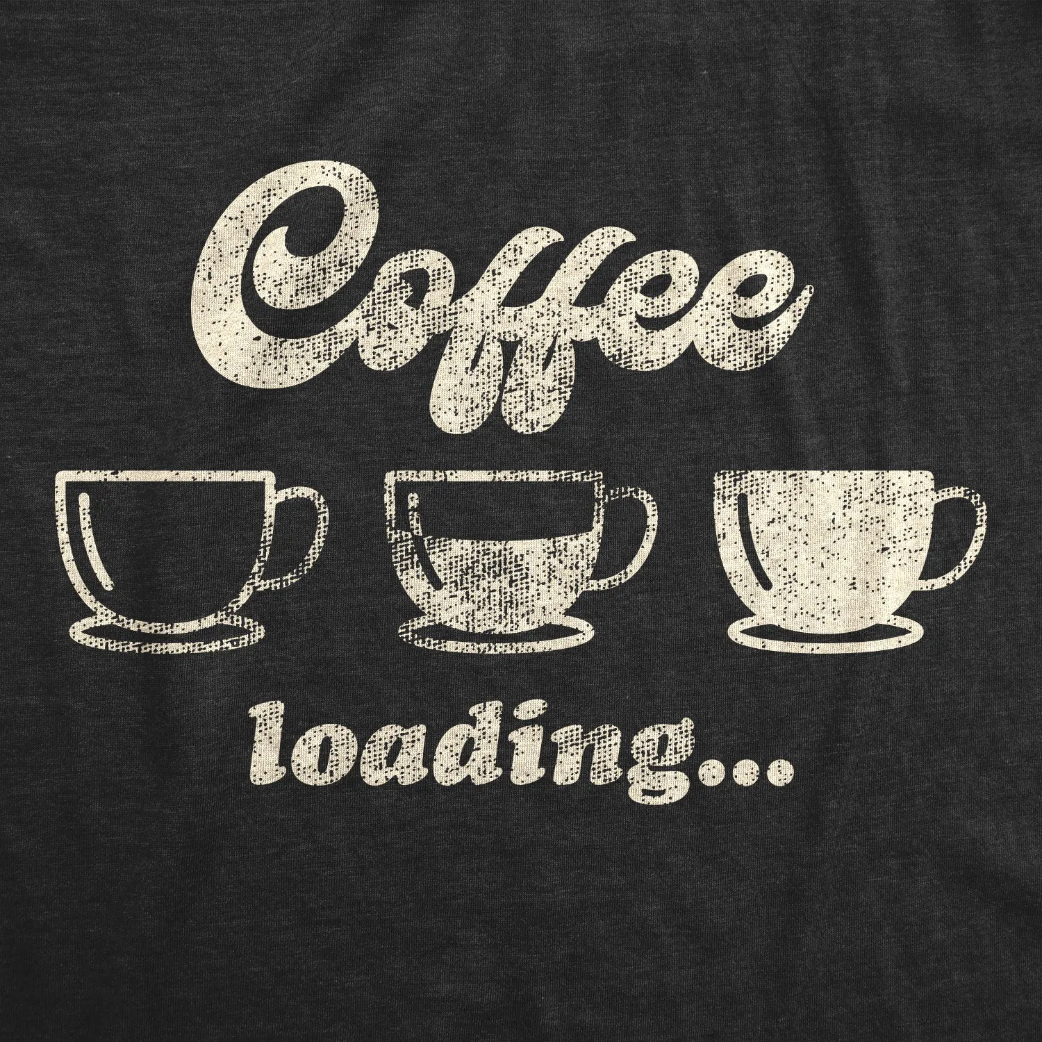 Coffee Loading Men's T Shirt sold by Crazy Dog T-Shirts product image thumbnail 2