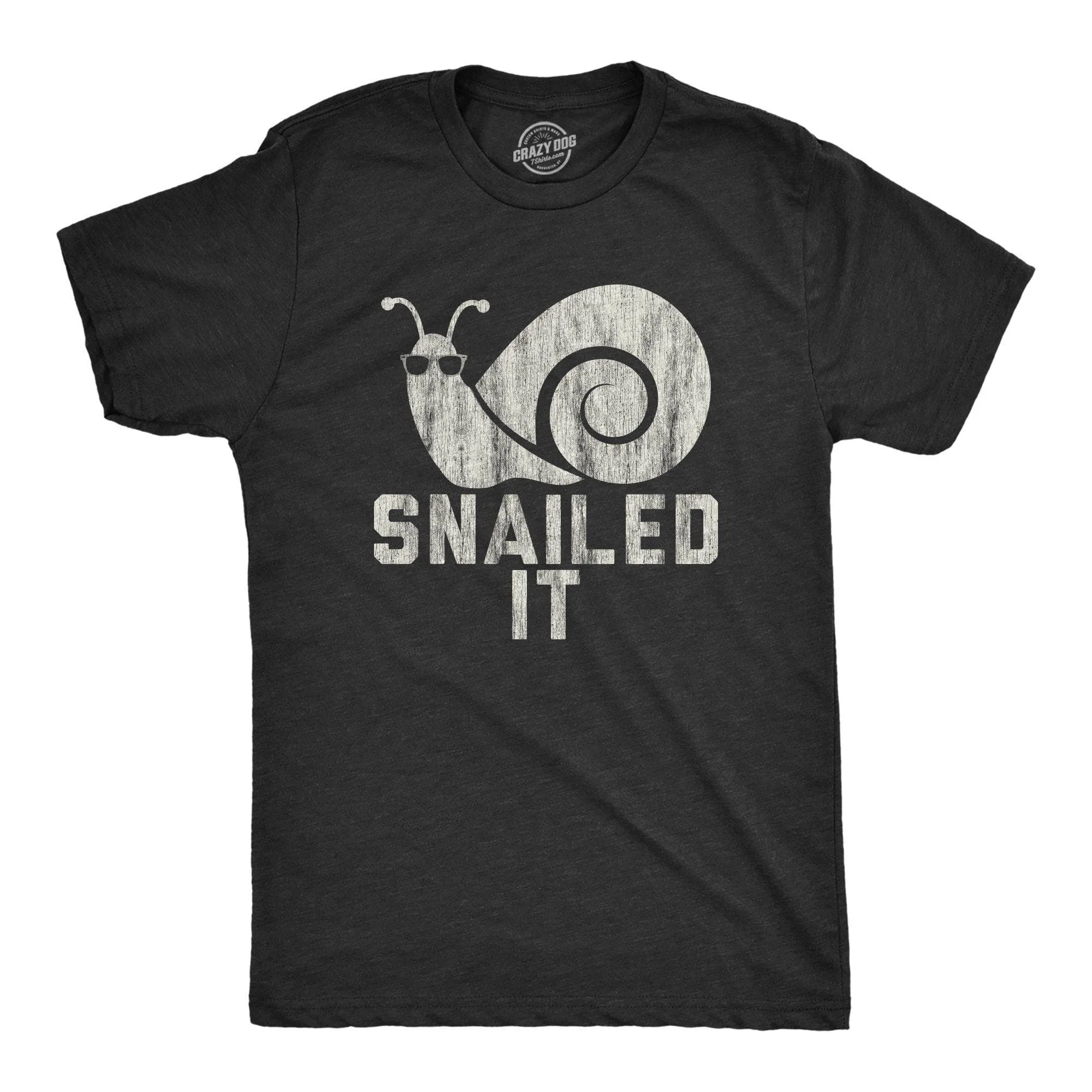 Snailed It Men's T Shirt sold by Crazy Dog T-Shirts