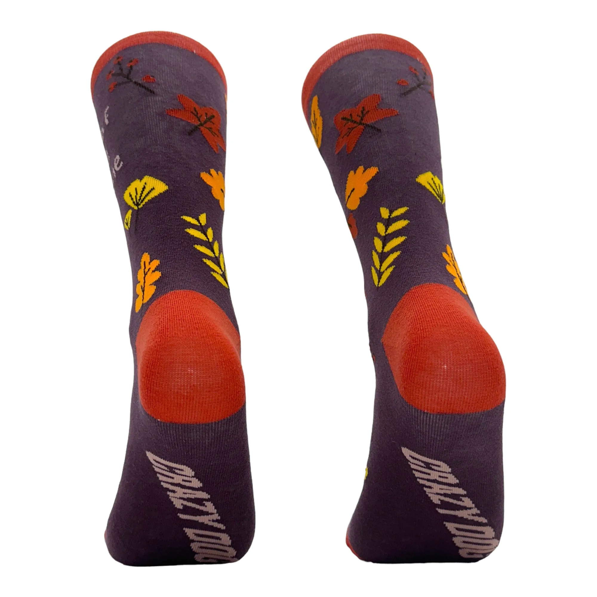 Women's Leaf Me Alone Socks sold by Crazy Dog T-Shirts product image thumbnail 4