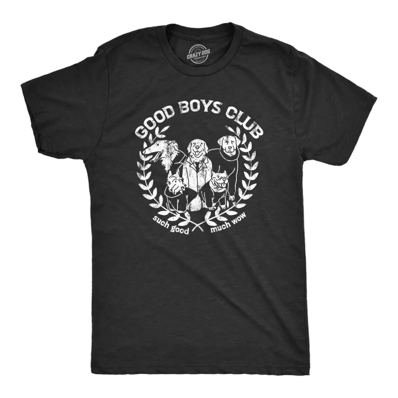 Good Boys Club Men's T Shirt sold by Crazy Dog T-Shirts