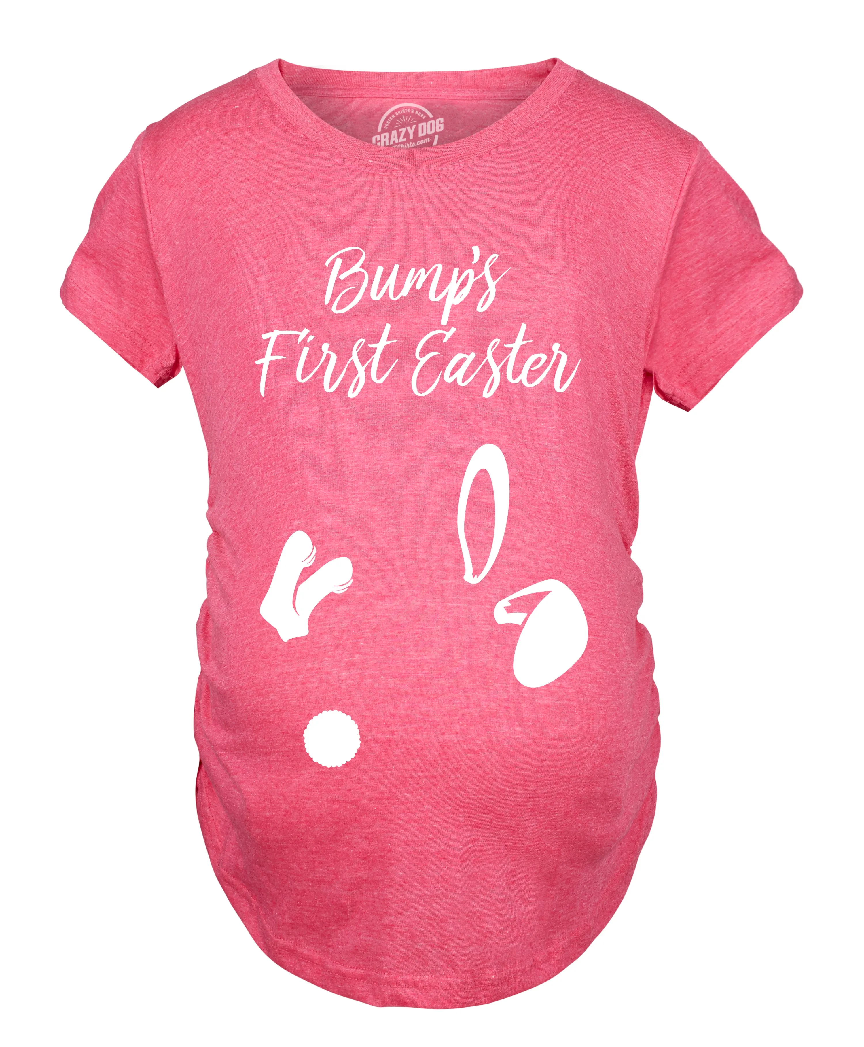 Bumps First Easter Maternity T Shirt sold by Crazy Dog T-Shirts product image thumbnail 2