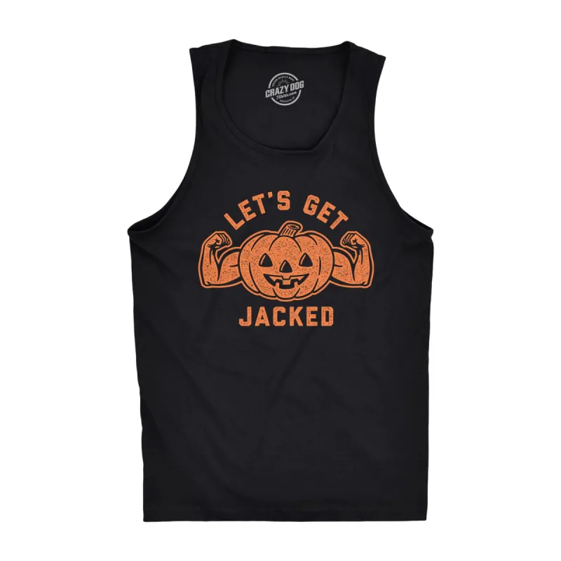 Let's Get Jacked Men's Tank Top sold by Crazy Dog T-Shirts