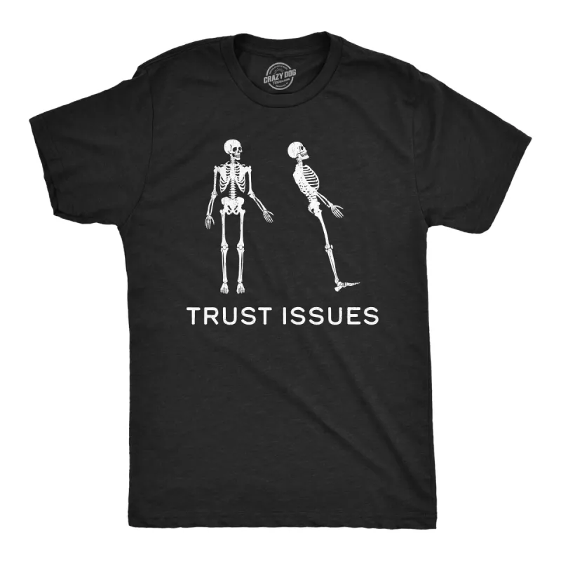 Trust Issues Men's T Shirt sold by Crazy Dog T-Shirts