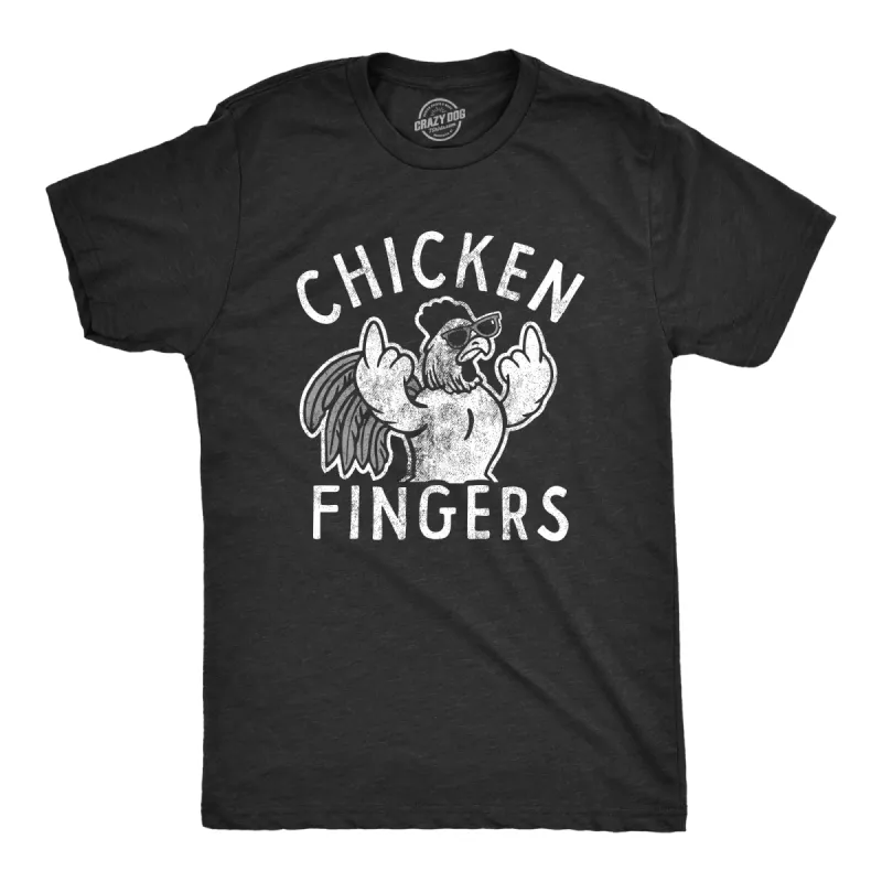 Chicken Fingers Men's T Shirt sold by Crazy Dog T-Shirts