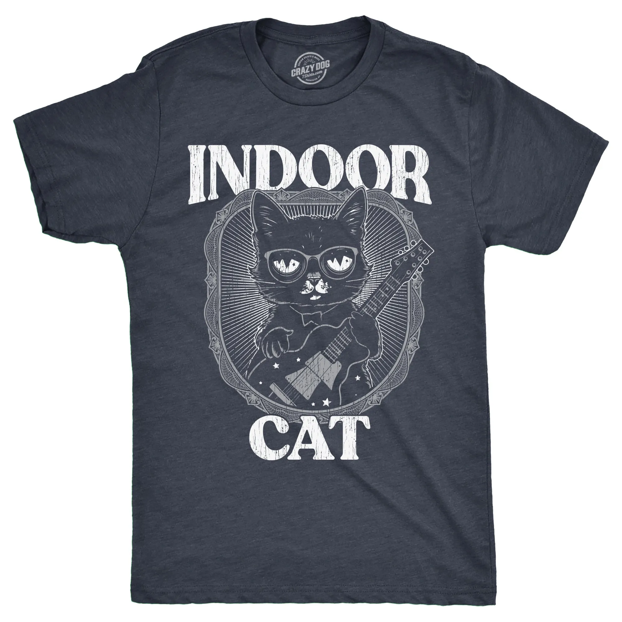 Indoor Cat Men's T Shirt sold by Crazy Dog T-Shirts