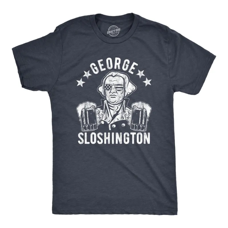 George Sloshington Men's T Shirt sold by Crazy Dog T-Shirts