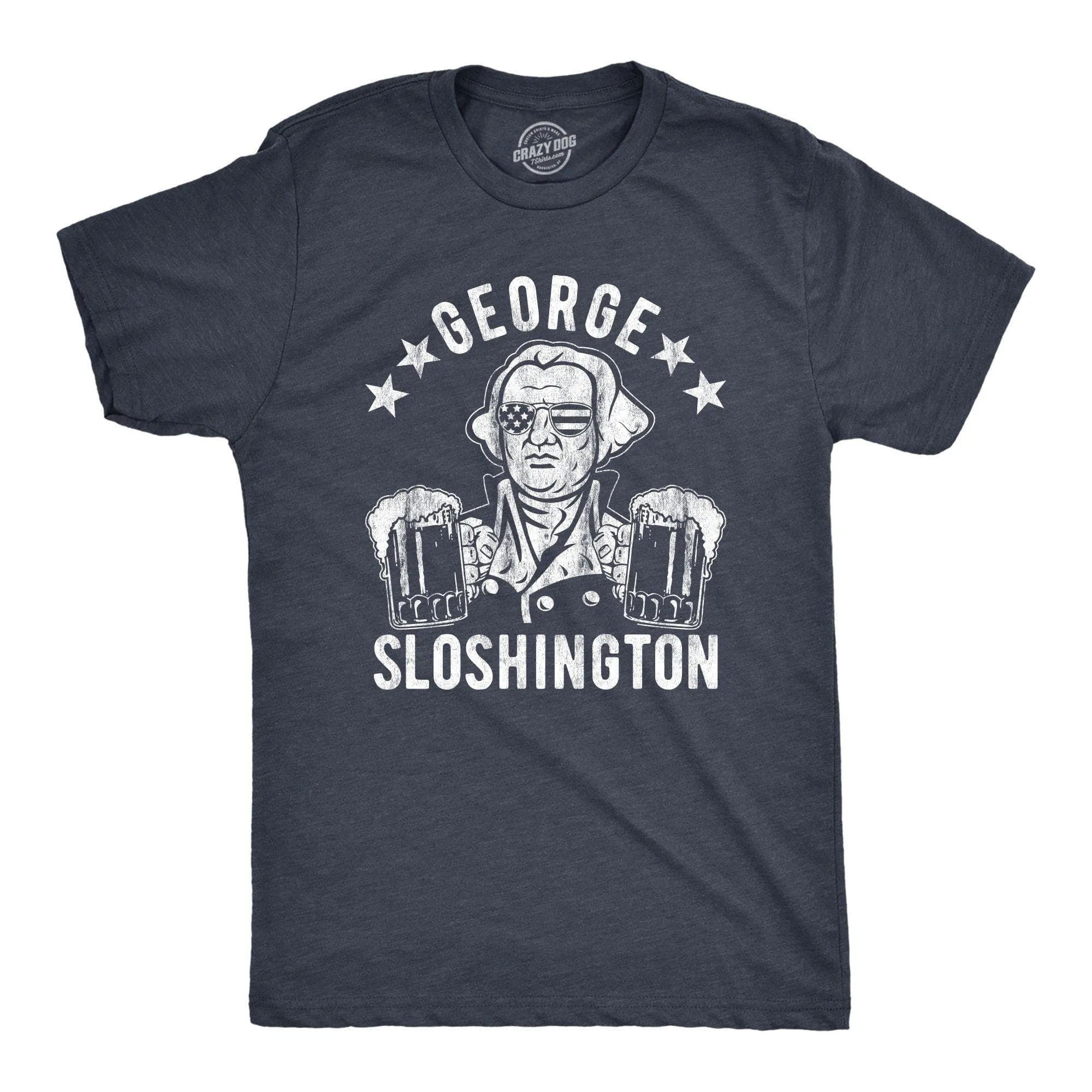 George Sloshington Men's T Shirt sold by Crazy Dog T-Shirts