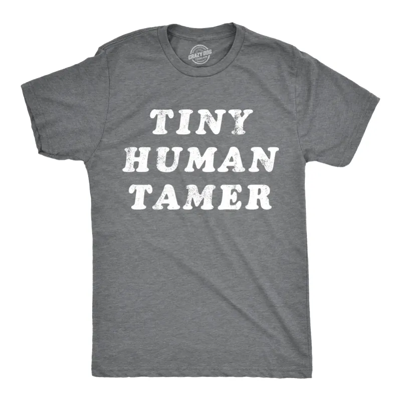Tiny Human Tamer Men's T Shirt sold by Crazy Dog T-Shirts