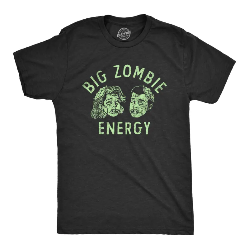 Big Zombie Energy Men's T Shirt sold by Crazy Dog T-Shirts