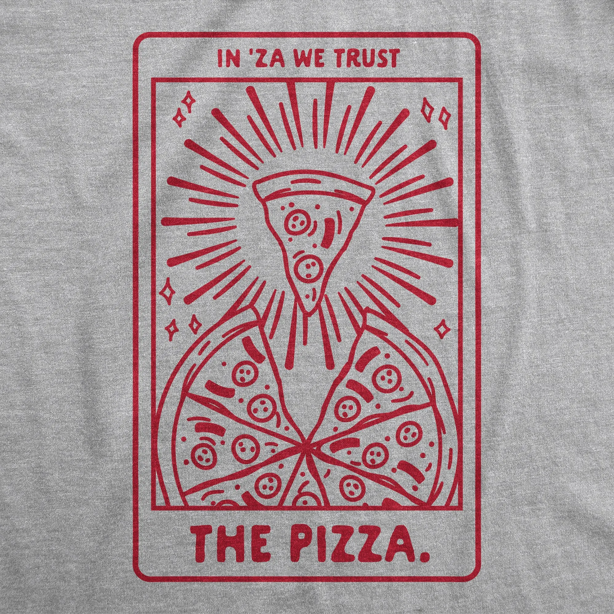Pizza Tarot Card Men's T Shirt sold by Crazy Dog T-Shirts product image thumbnail 2