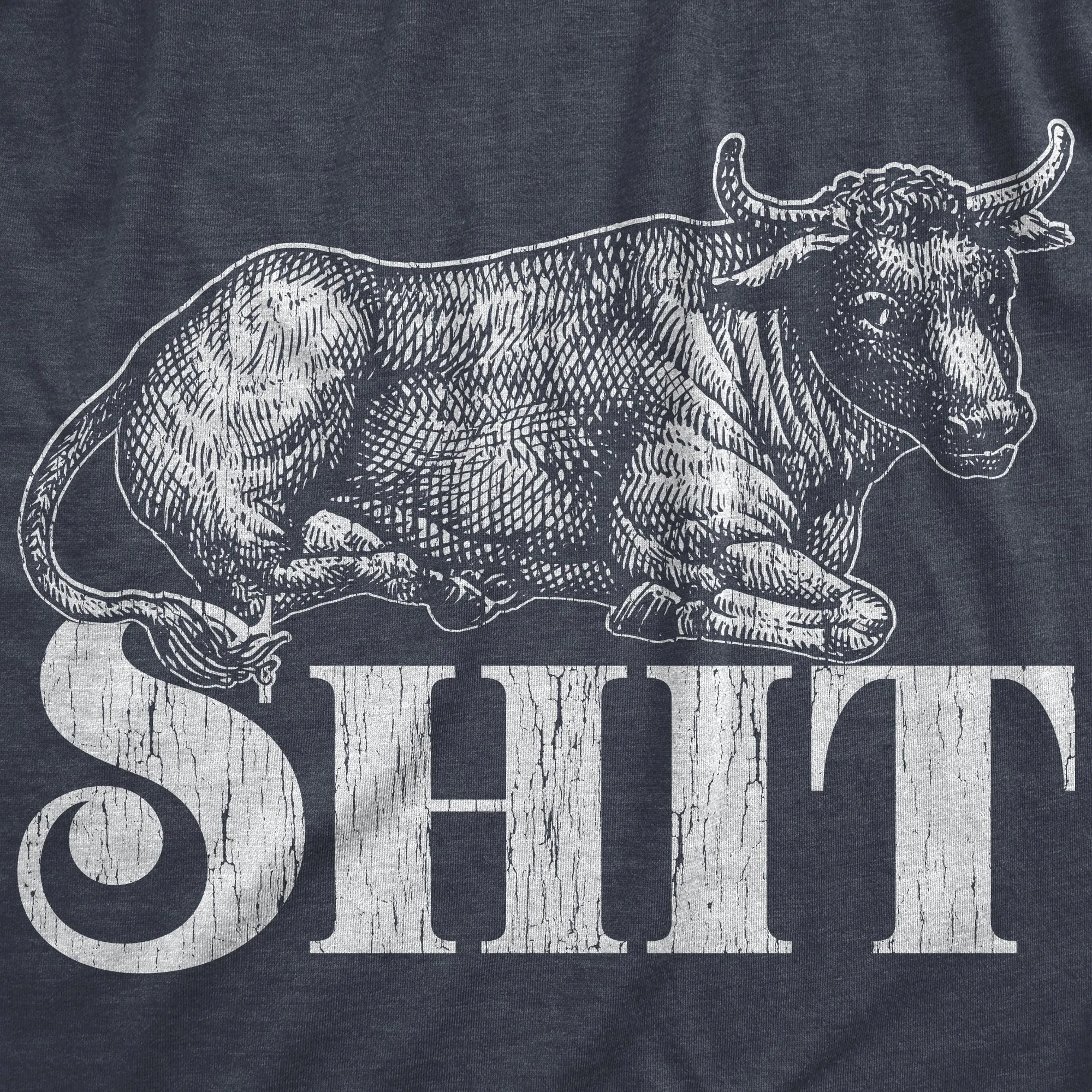 Bull Shit Men's T Shirt sold by Crazy Dog T-Shirts product image thumbnail 2