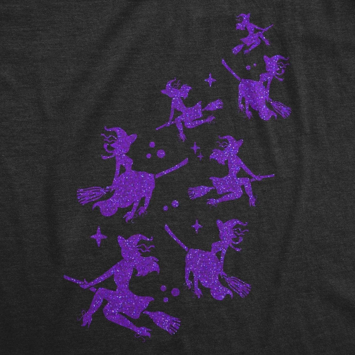 Glitter Witches Women's T Shirt sold by Crazy Dog T-Shirts product image thumbnail 2