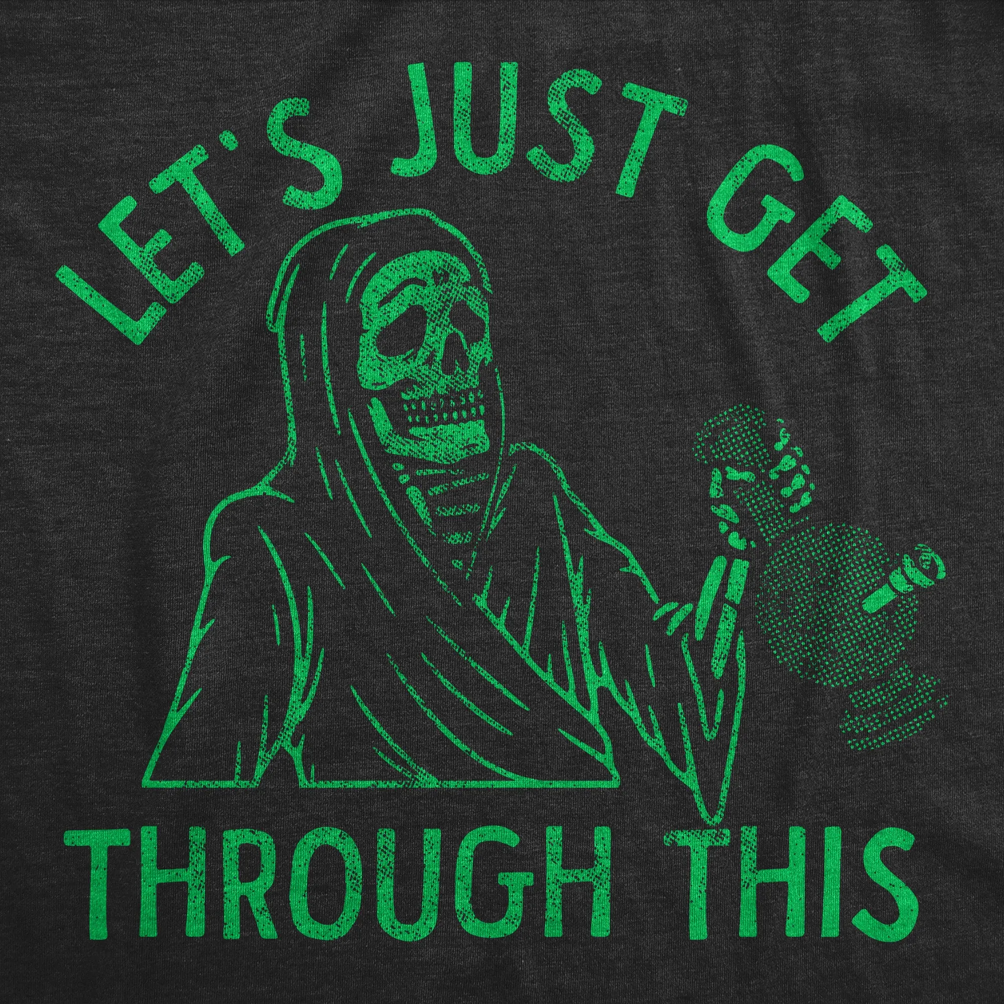 Lets Just Get Through This Weed Men's T Shirt sold by Crazy Dog T-Shirts product image thumbnail 2