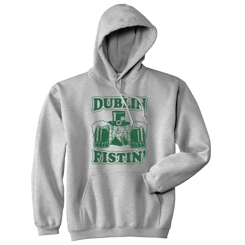 Dublin Fistin Hoodie sold by Crazy Dog T-Shirts