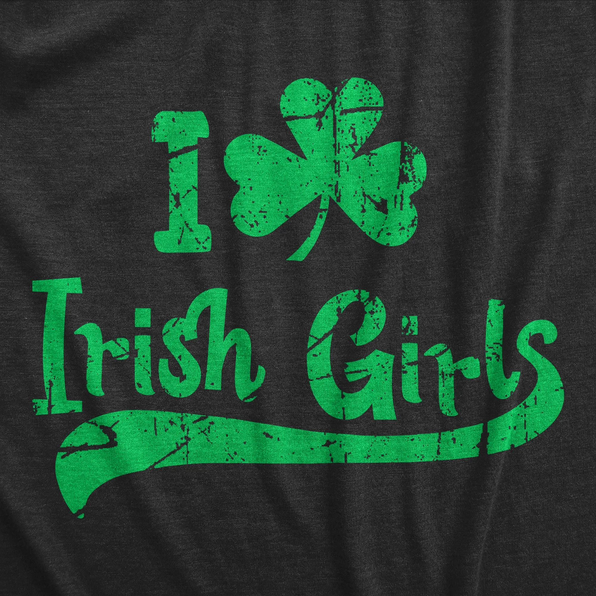 I Clover Irish Girls Men's T Shirt sold by Crazy Dog T-Shirts product image thumbnail 2