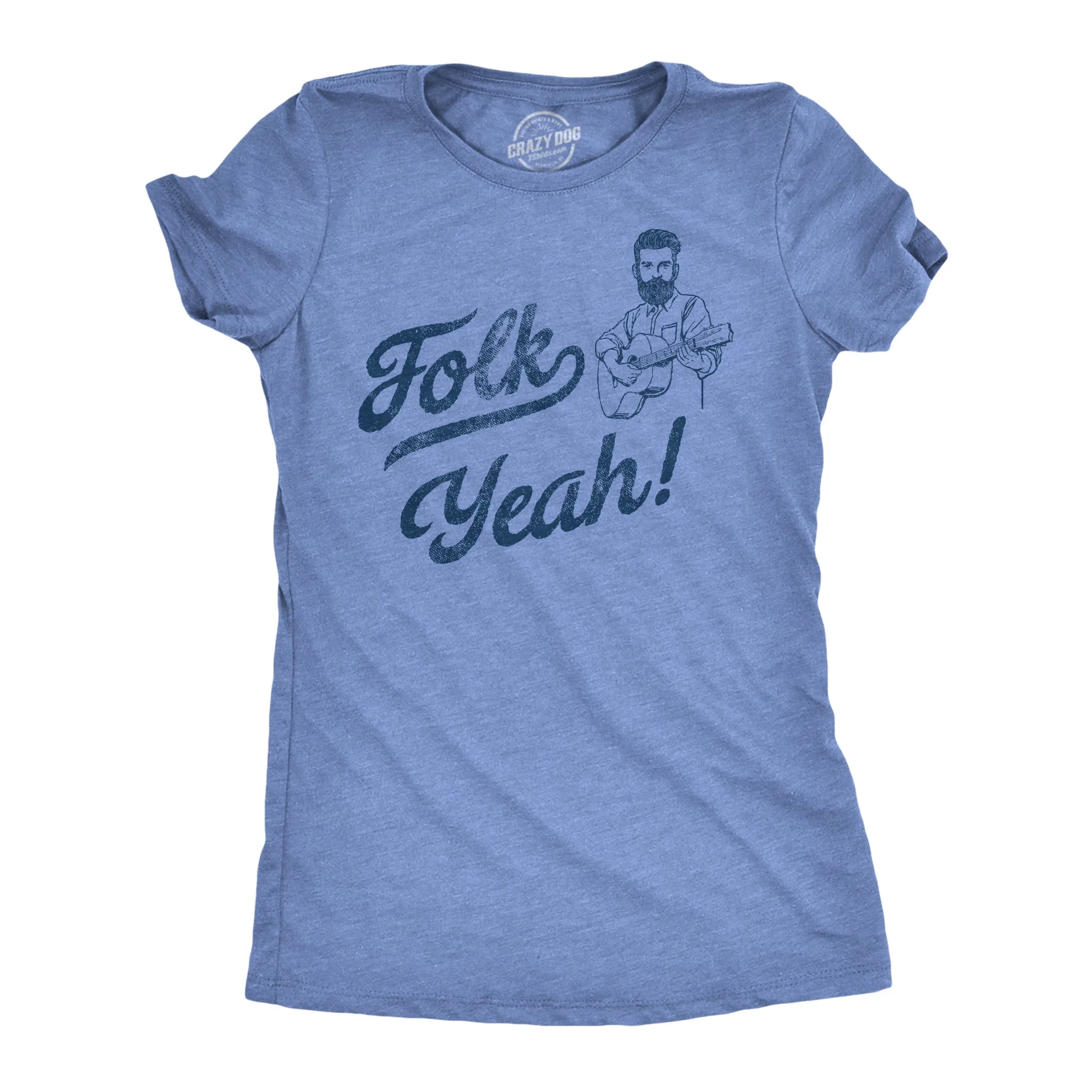 Folk Yeah Women's T Shirt sold by Crazy Dog T-Shirts