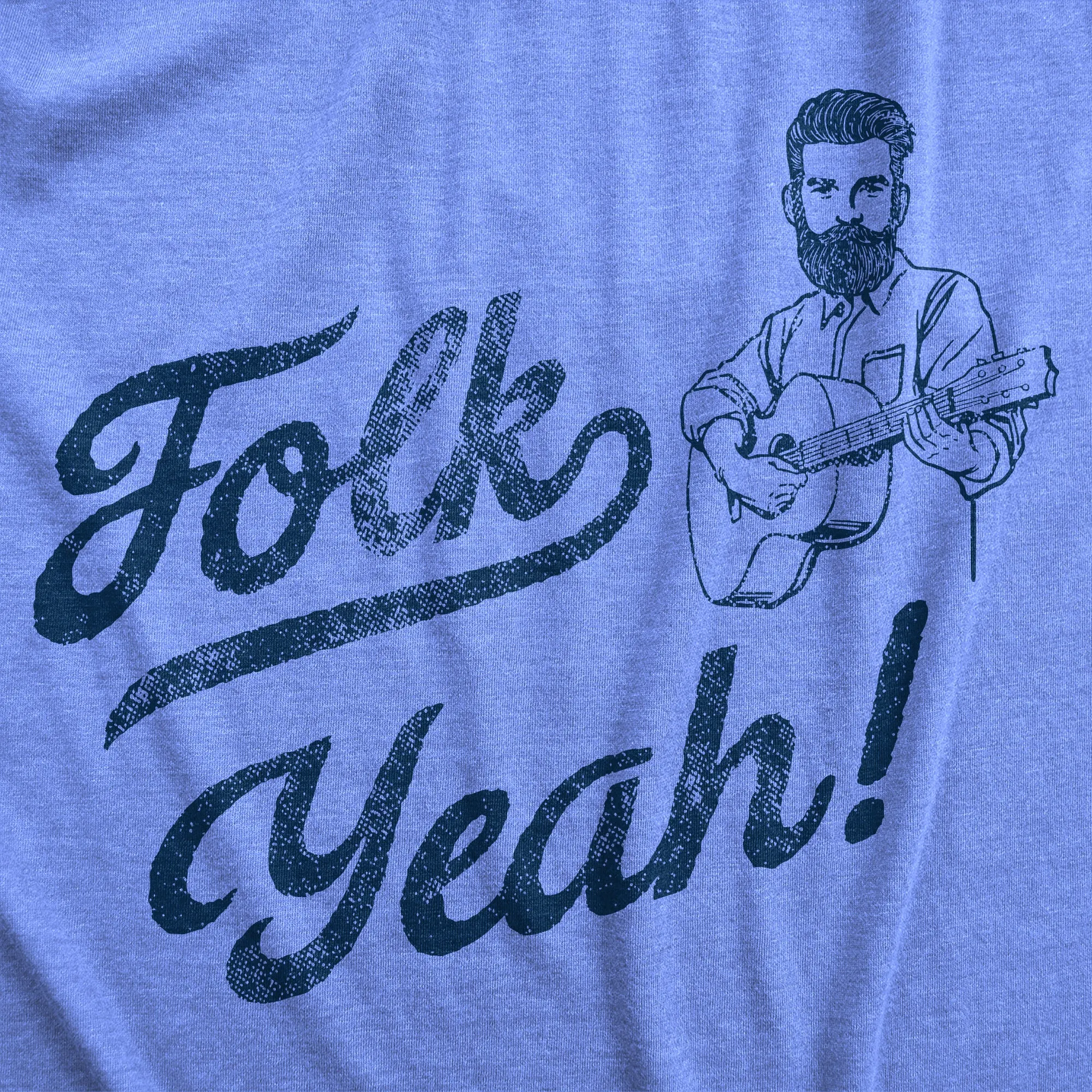 Folk Yeah Women's T Shirt sold by Crazy Dog T-Shirts product image thumbnail 2