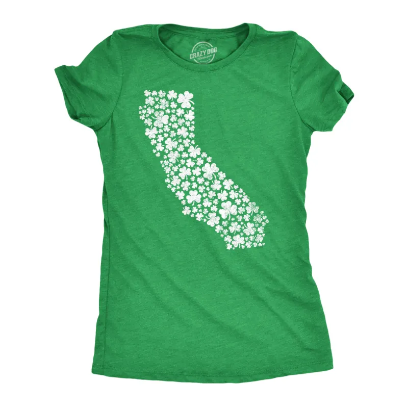 California State Clovers Women's T Shirt sold by Crazy Dog T-Shirts