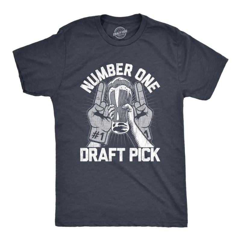 Number One Draft Pick Men's T Shirt sold by Crazy Dog T-Shirts