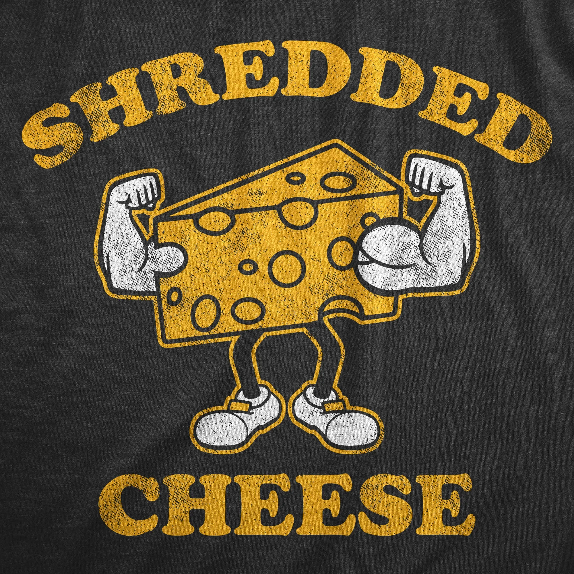 Shredded Cheese Men's T Shirt sold by Crazy Dog T-Shirts product image thumbnail 2