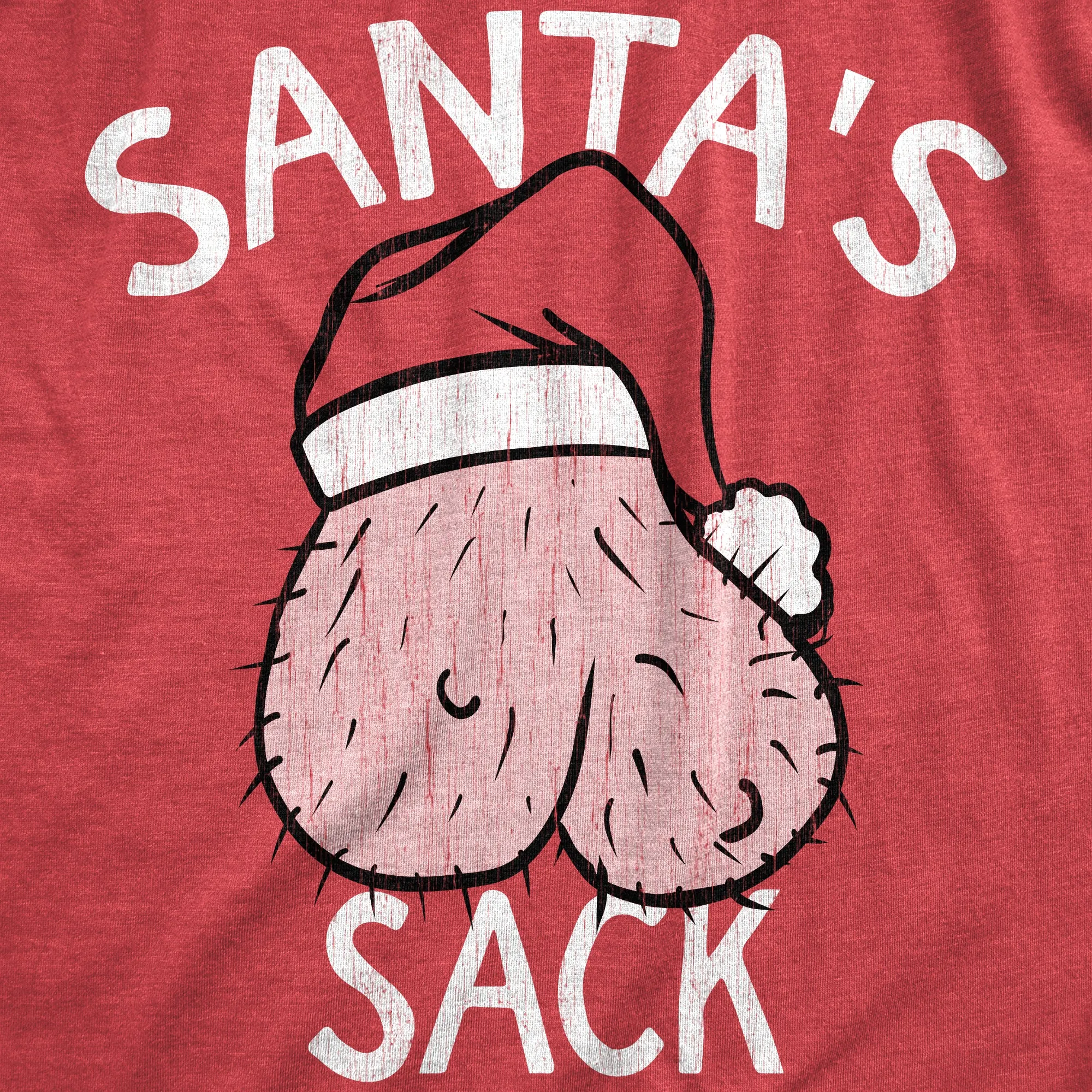 Santas Sack Men's T Shirt sold by Crazy Dog T-Shirts product image thumbnail 2