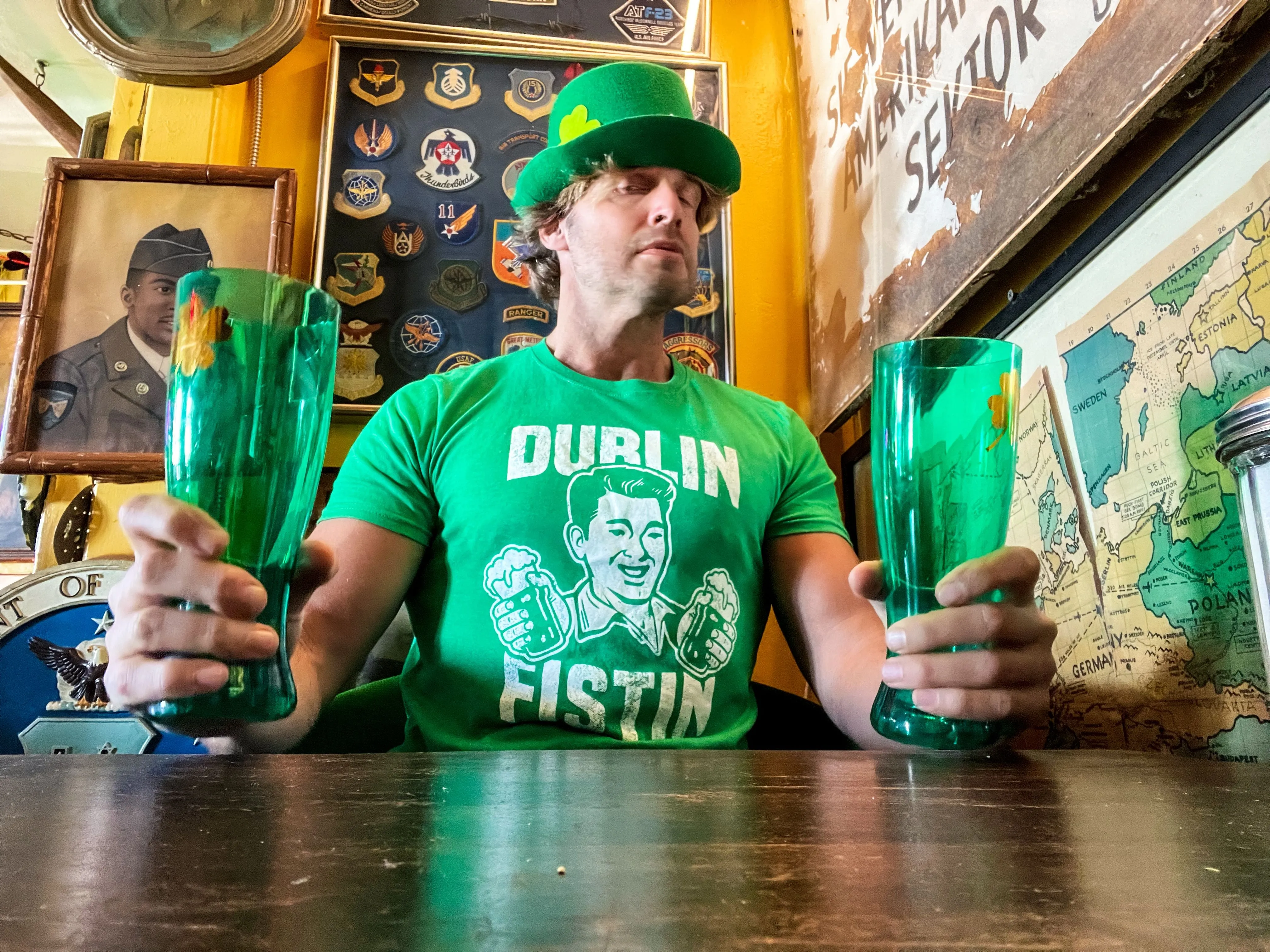 Dublin Fistin Men's T Shirt sold by Crazy Dog T-Shirts product image thumbnail 3