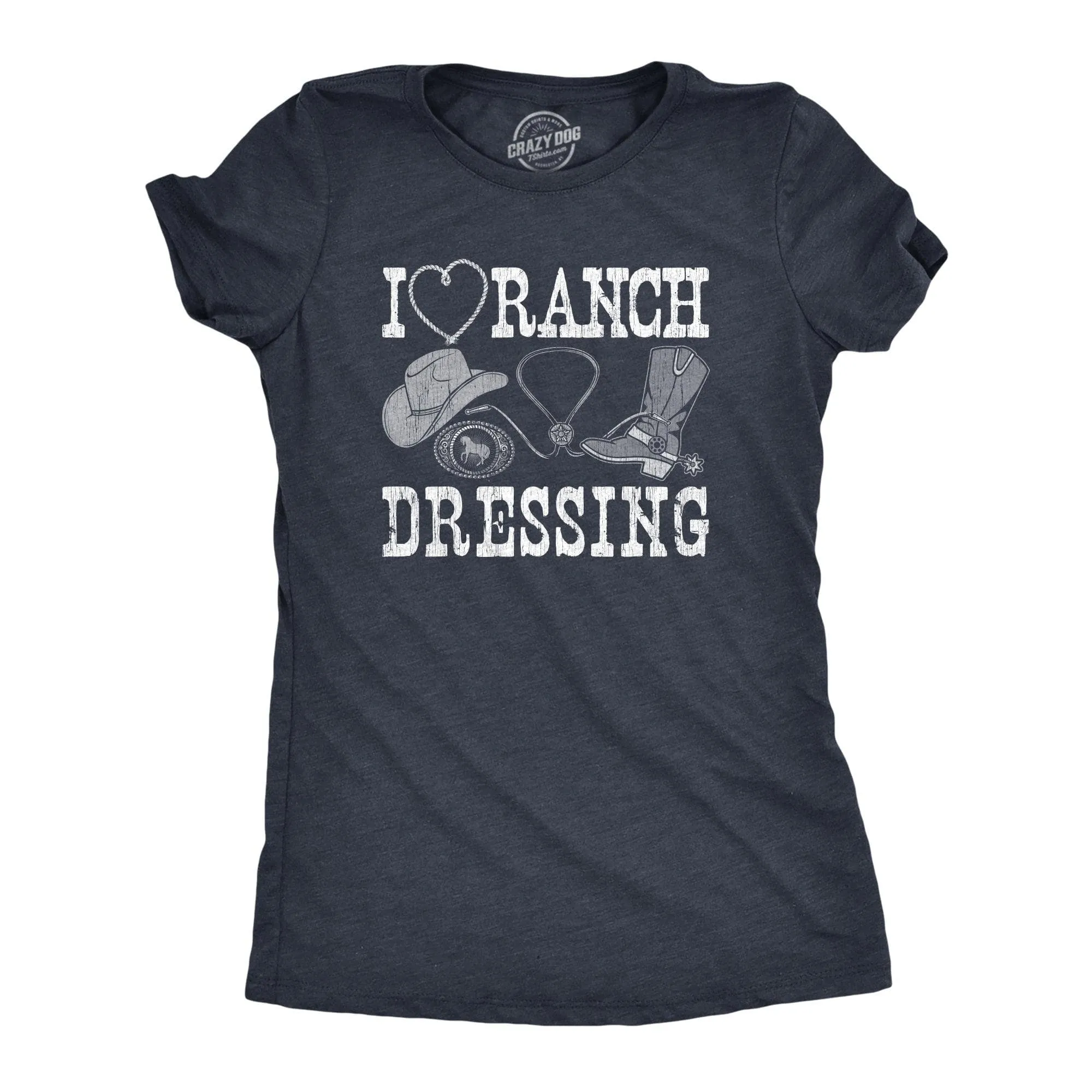 I Heart Ranch Dressing Women's T Shirt sold by Crazy Dog T-Shirts