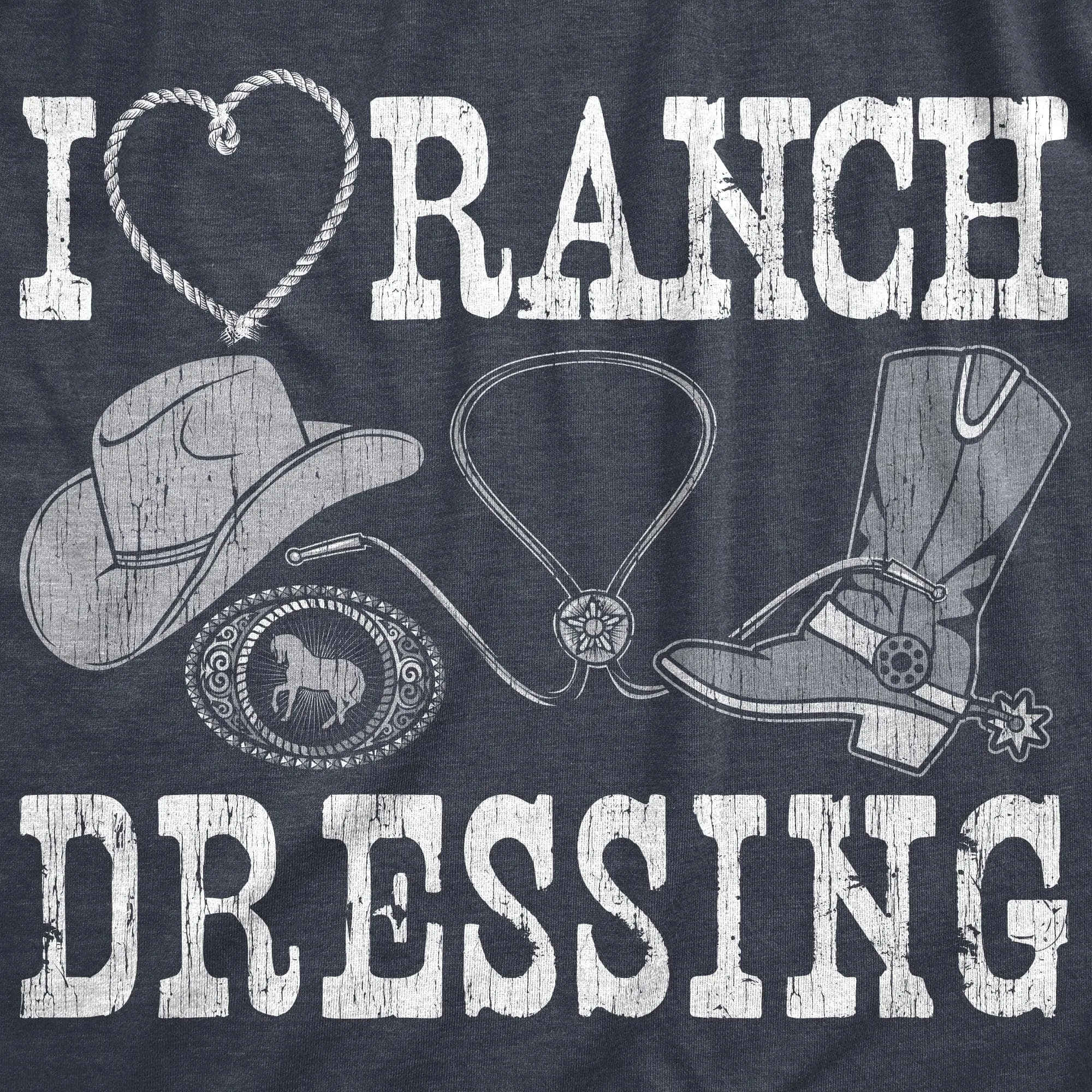 I Heart Ranch Dressing Women's T Shirt sold by Crazy Dog T-Shirts product image thumbnail 2