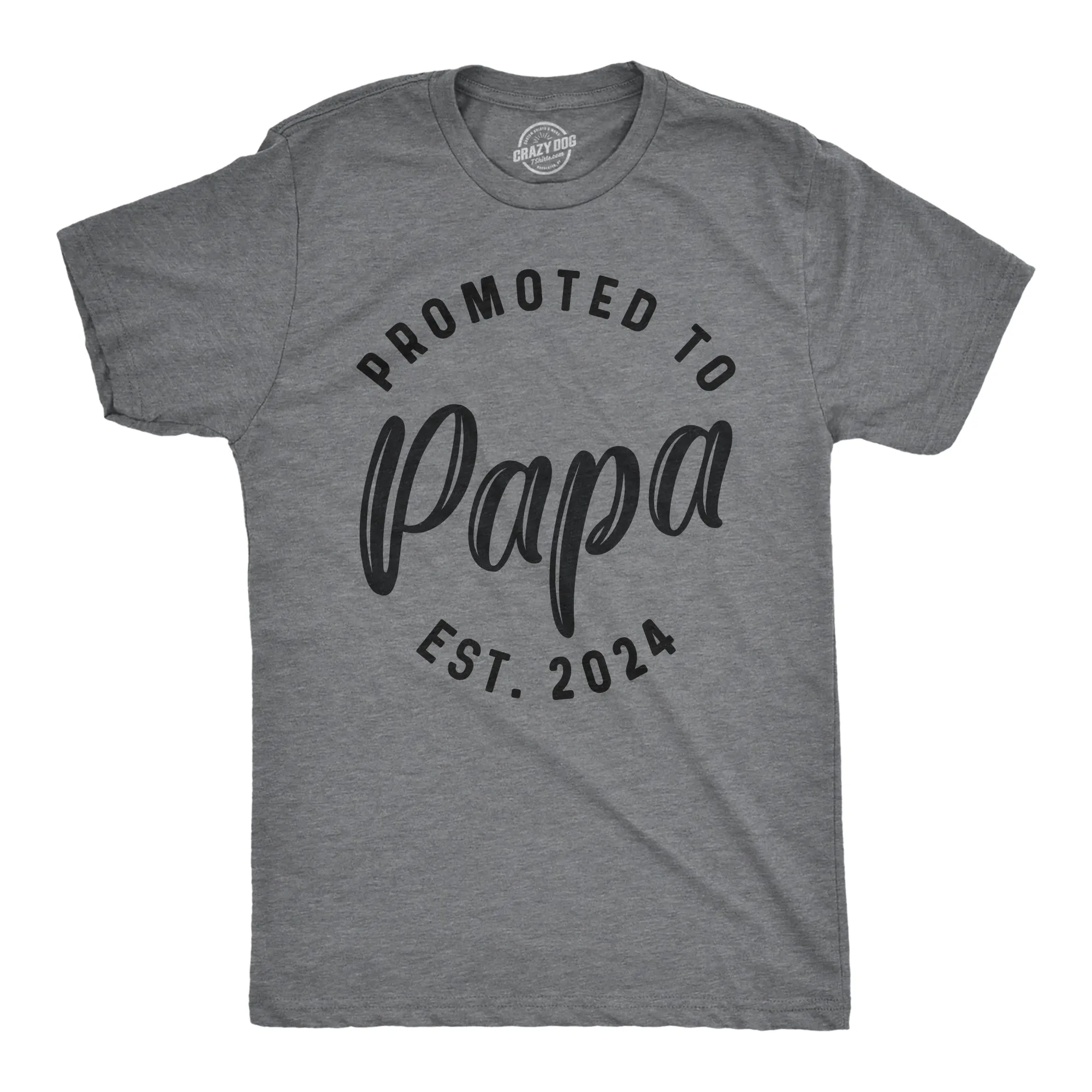 Promoted To Papa 2024 sold by Crazy Dog T-Shirts