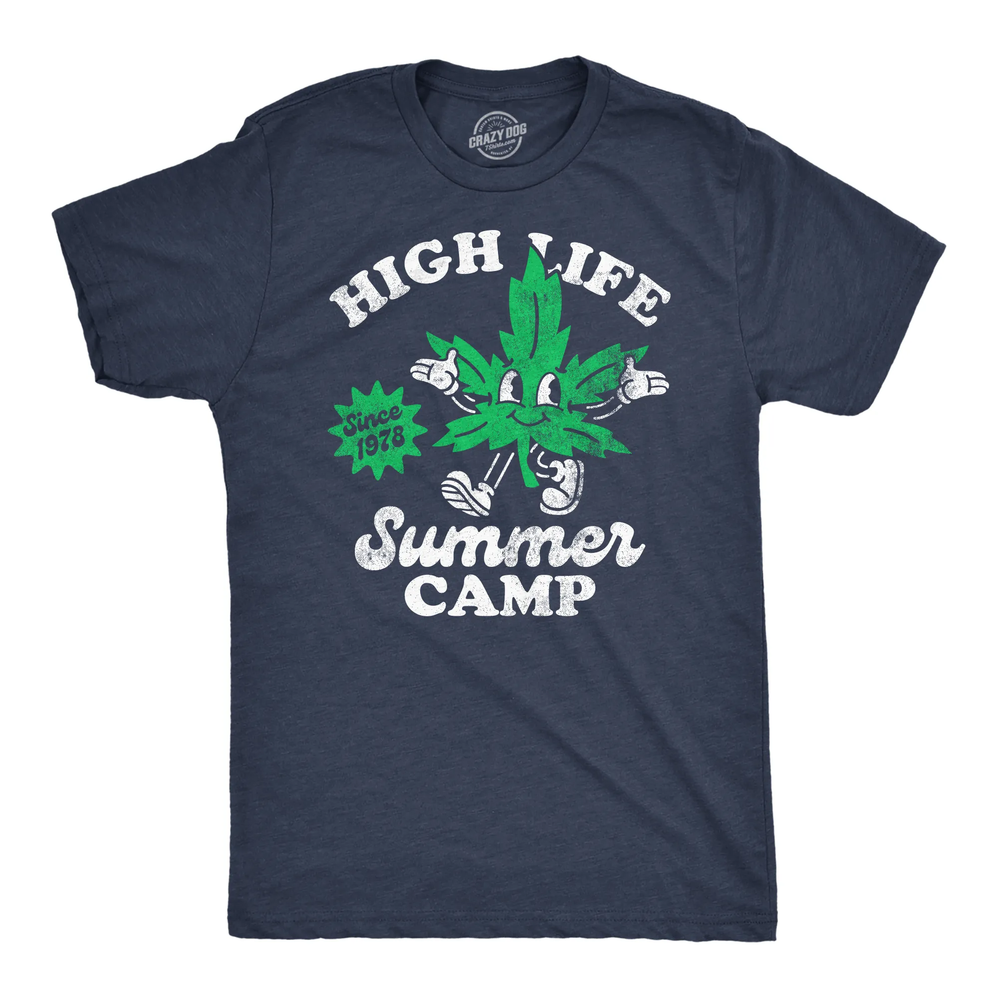 High Life Summer Camp Men's T Shirt sold by Crazy Dog T-Shirts