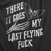 There It Goes My Last Flying Fuck Halloween Men's T Shirt sold by Crazy Dog T-Shirts