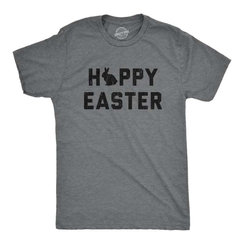 Happy Easter Men's T Shirt sold by Crazy Dog T-Shirts