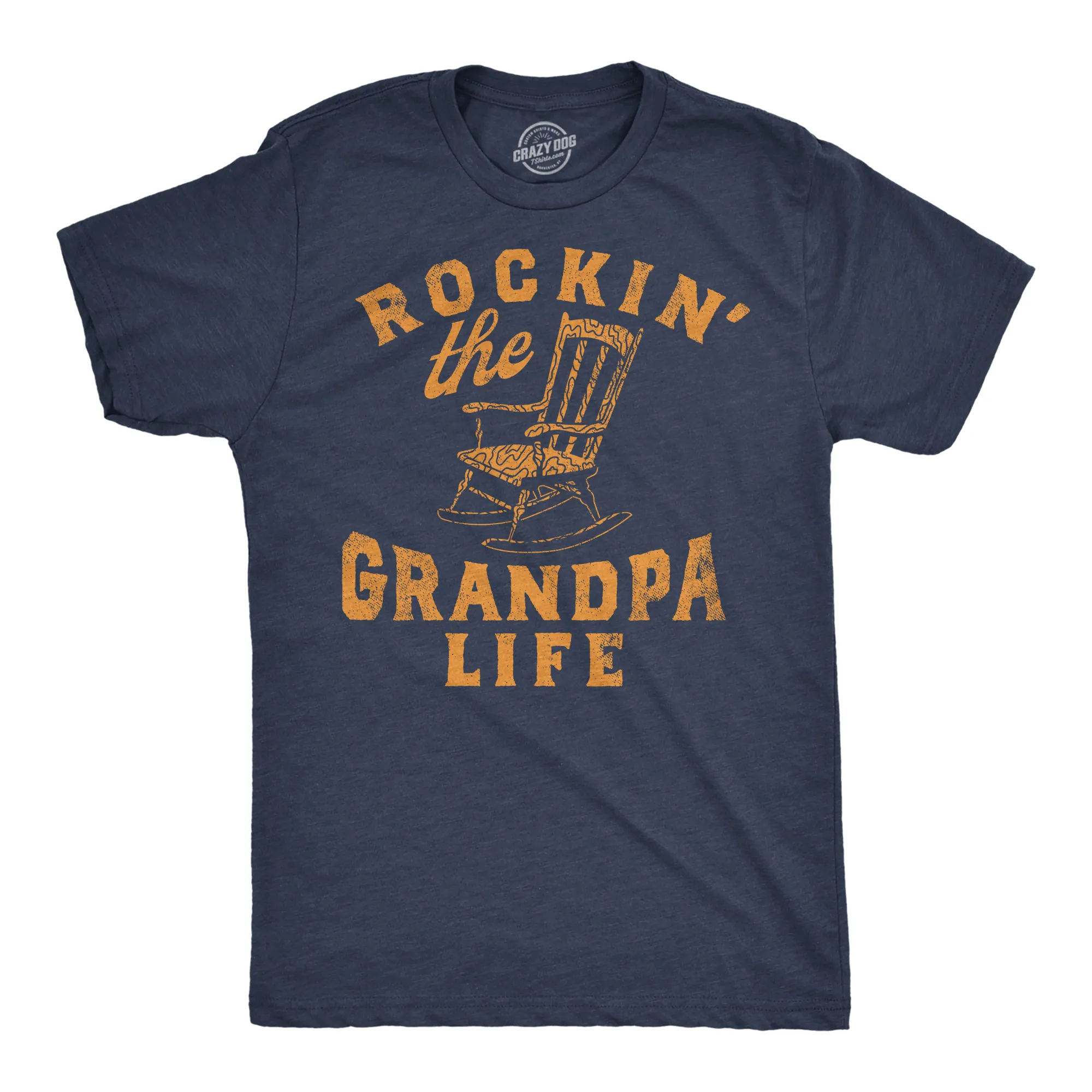 Rockin The Grandpa Life Men's T Shirt sold by Crazy Dog T-Shirts