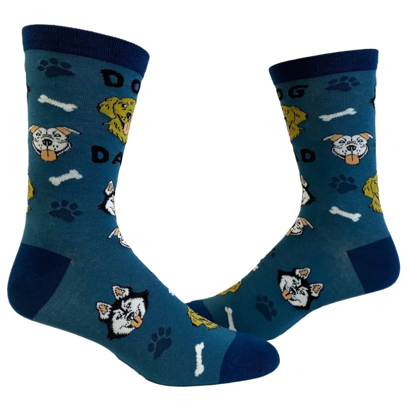 Mens Best Dog Dad Ever Socks sold by Crazy Dog T-Shirts