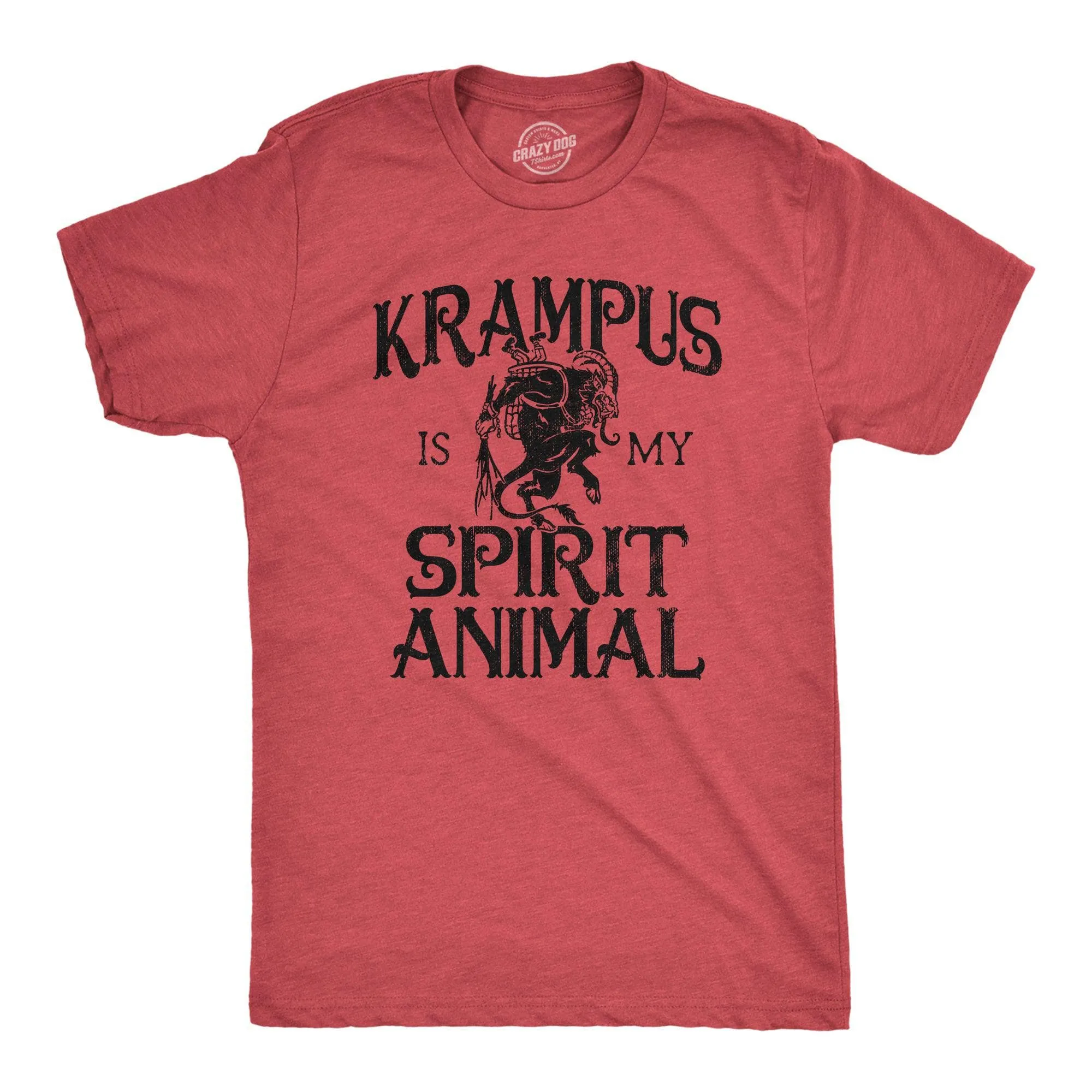 Krampus Is My Spirit Animal Men's T Shirt sold by Crazy Dog T-Shirts