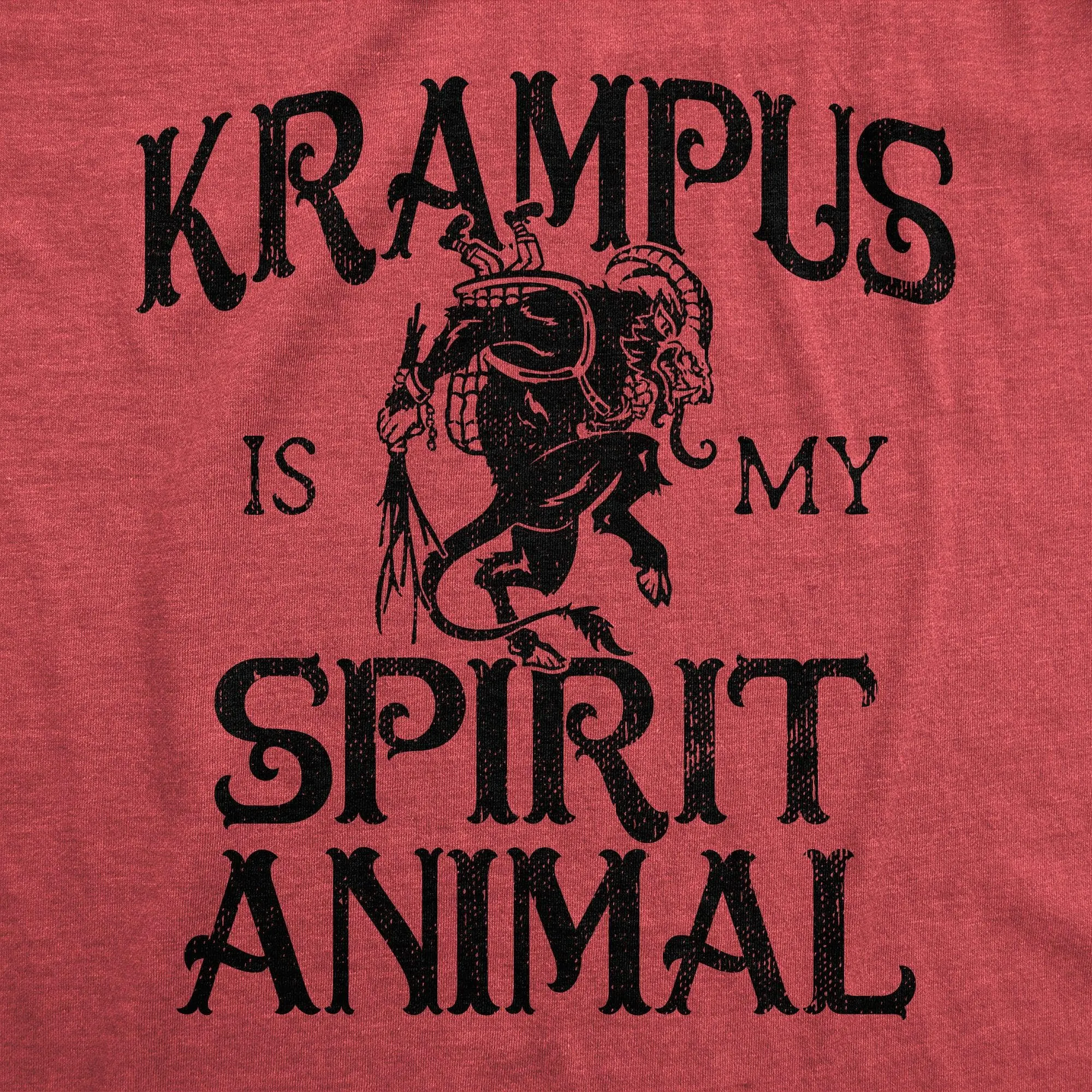Krampus Is My Spirit Animal Men's T Shirt sold by Crazy Dog T-Shirts product image thumbnail 2