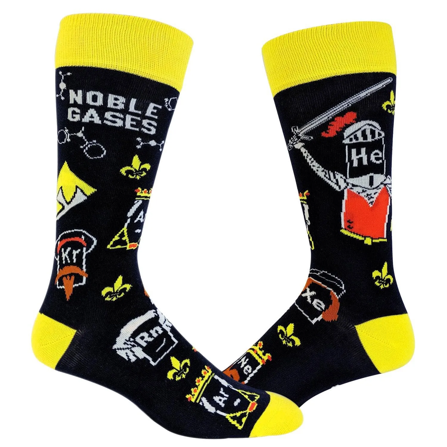 Mens Noble Gases Socks sold by Crazy Dog T-Shirts