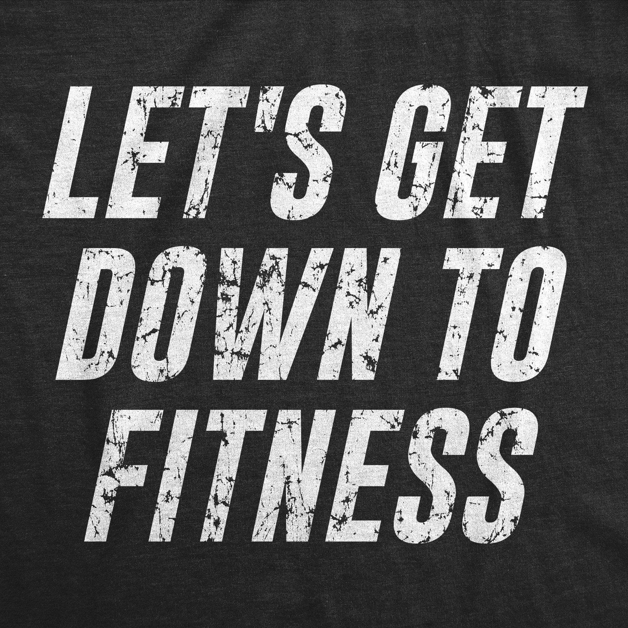 Let's Get Down To Fitness Women's Tank Top sold by Crazy Dog T-Shirts product image thumbnail 4