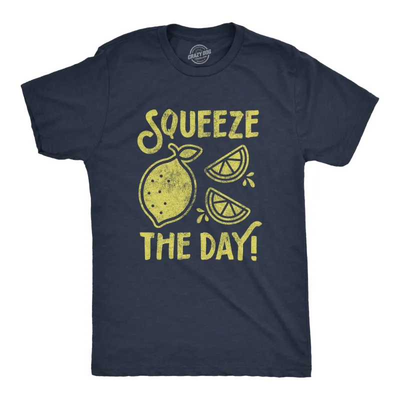 Squeeze The Day Men's T Shirt sold by Crazy Dog T-Shirts