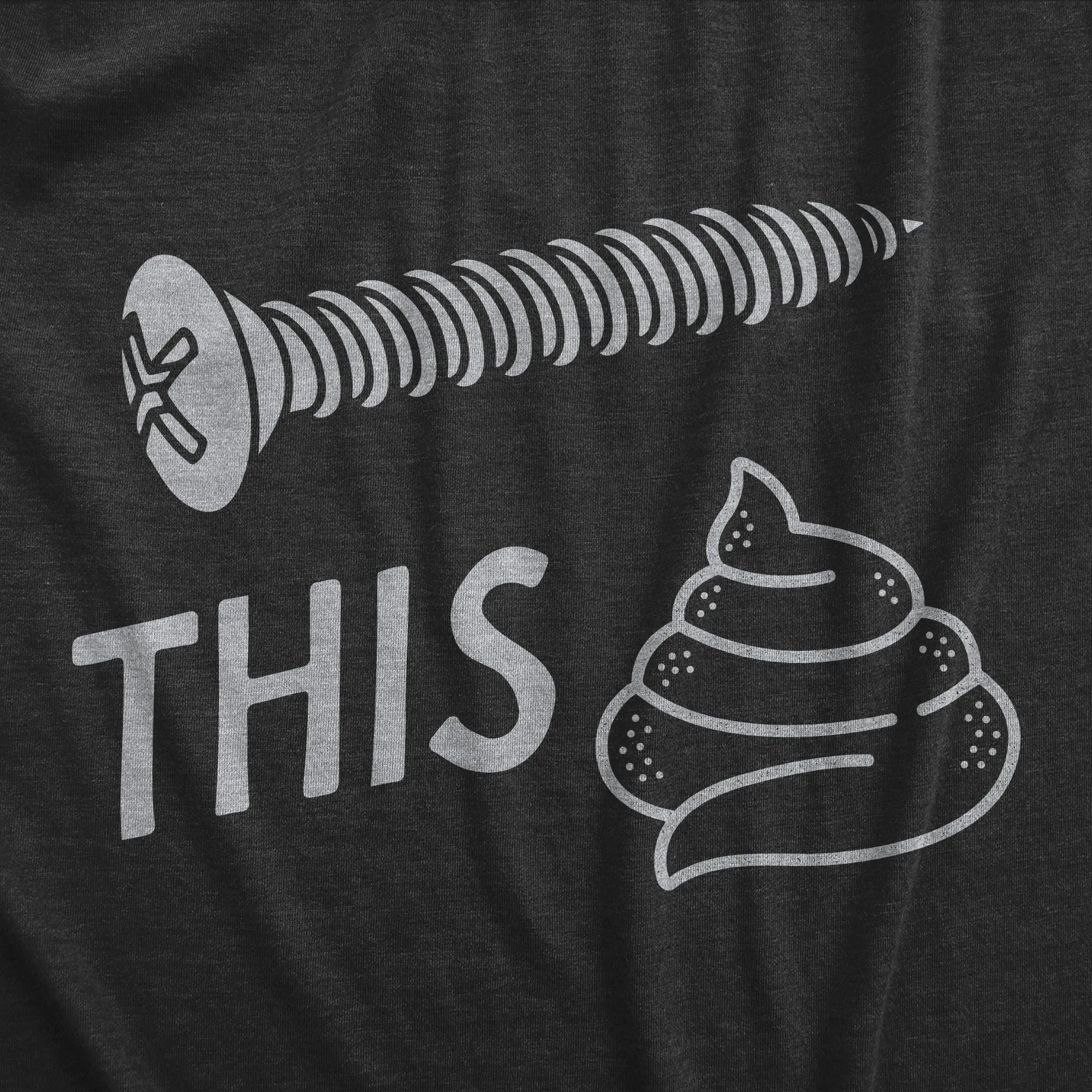 Screw This Shit Men's T Shirt sold by Crazy Dog T-Shirts product image thumbnail 2