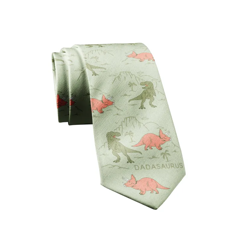 Dadasaurus Neck Tie Tie sold by Crazy Dog T-Shirts