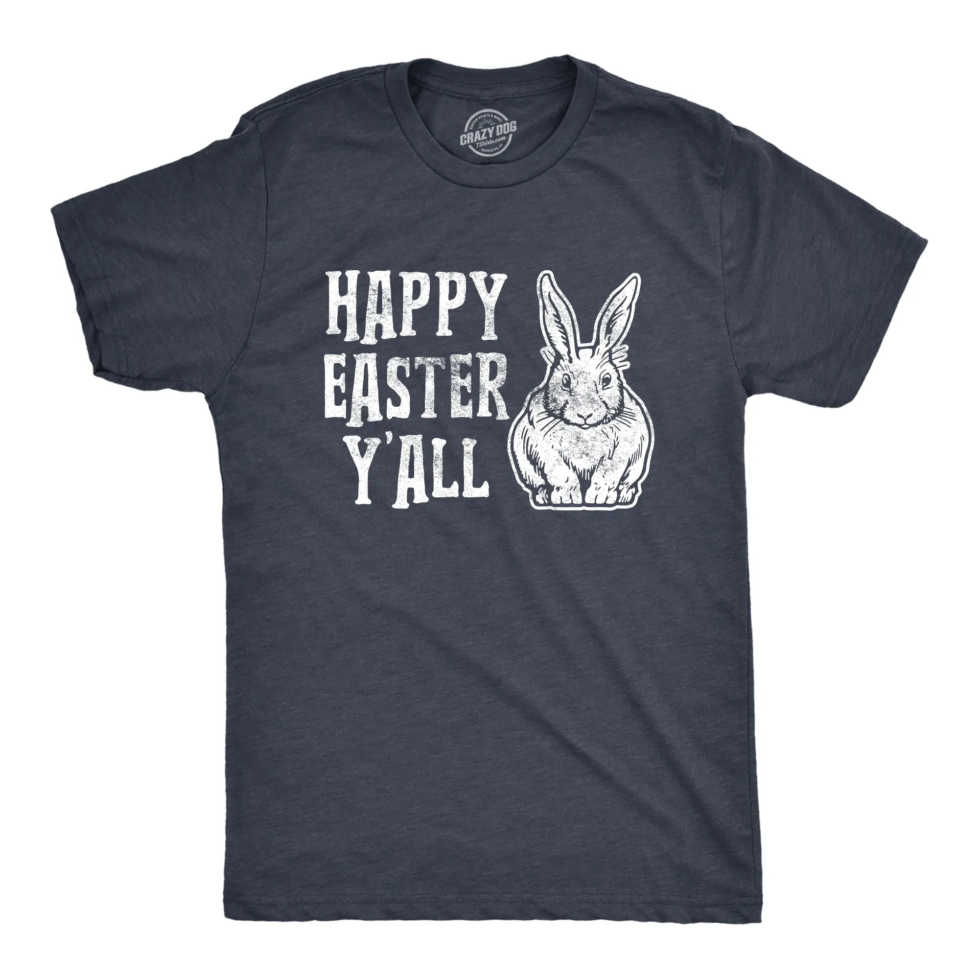 Happy Easter Y'all Men's T Shirt sold by Crazy Dog T-Shirts