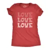 Love Love Love Women's T Shirt sold by Crazy Dog T-Shirts