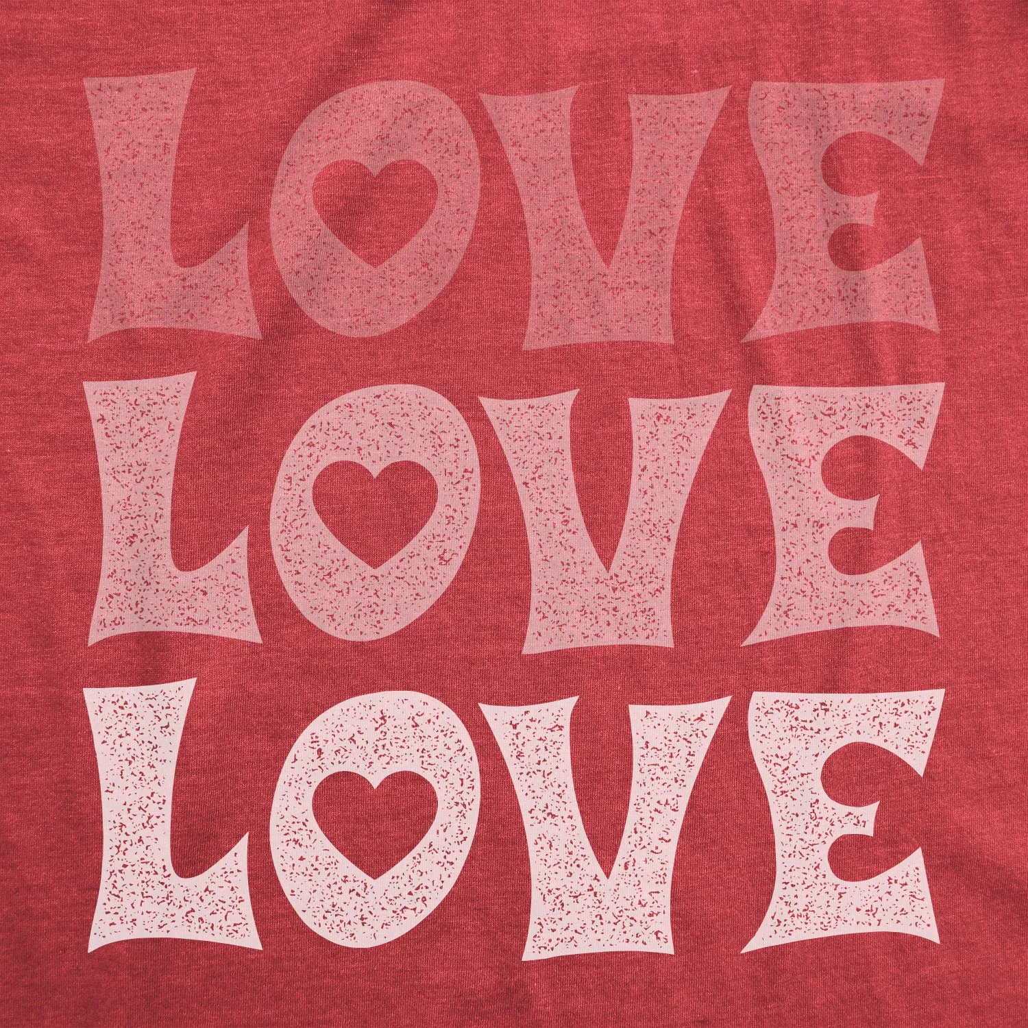 Love Love Love Women's T Shirt sold by Crazy Dog T-Shirts product image thumbnail 2