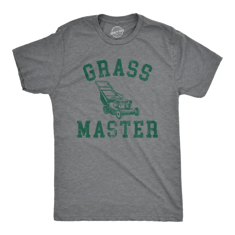 Grass Master Men's T Shirt sold by Crazy Dog T-Shirts