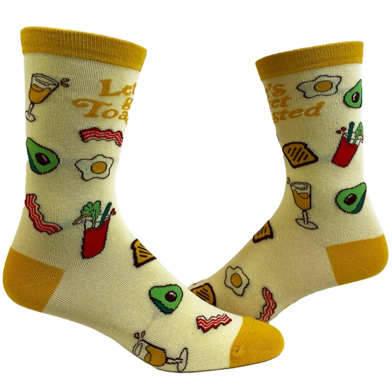 Womens Let's Get Toasted Socks sold by Crazy Dog T-Shirts