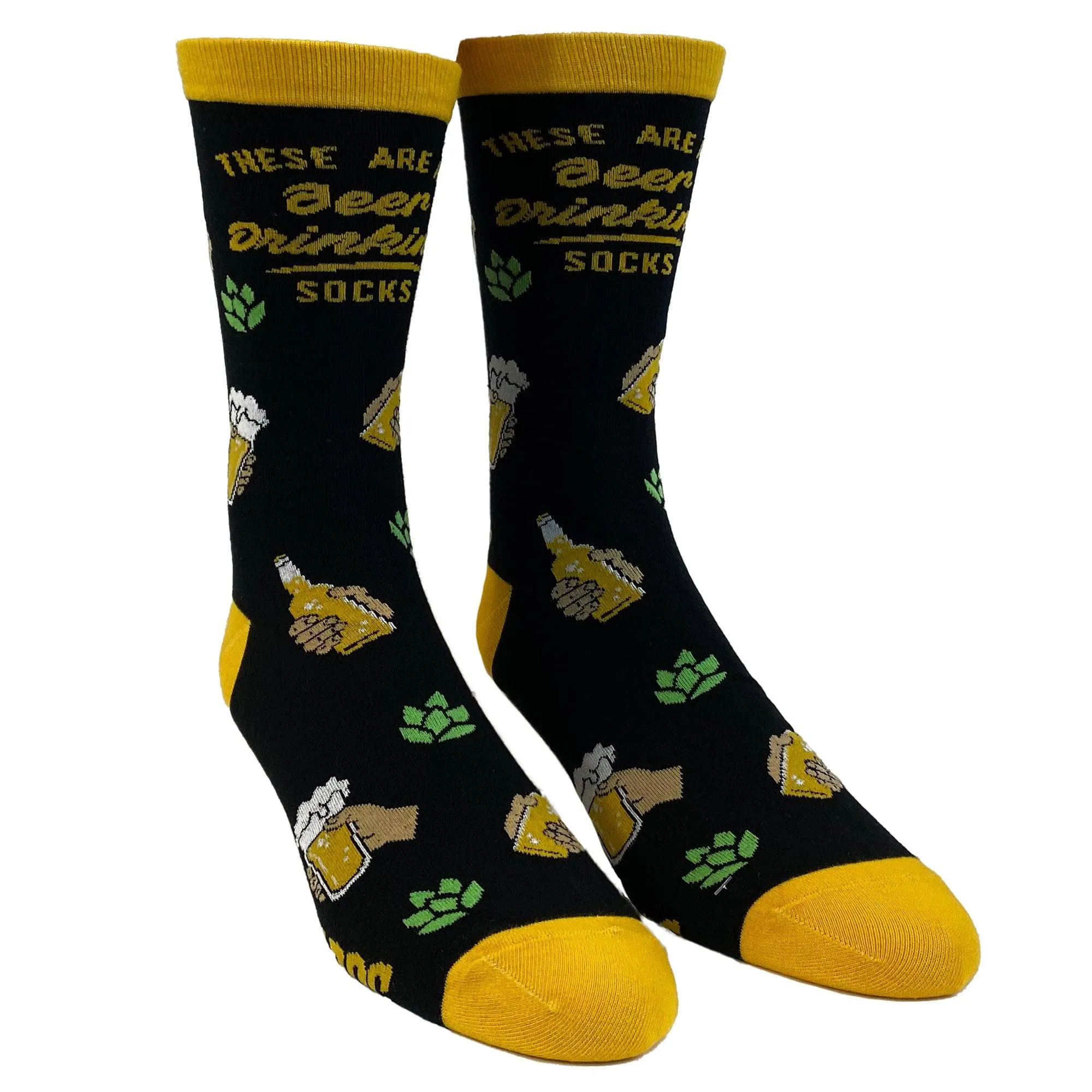 Mens Beer Drinking Socks sold by Crazy Dog T-Shirts product image thumbnail 2
