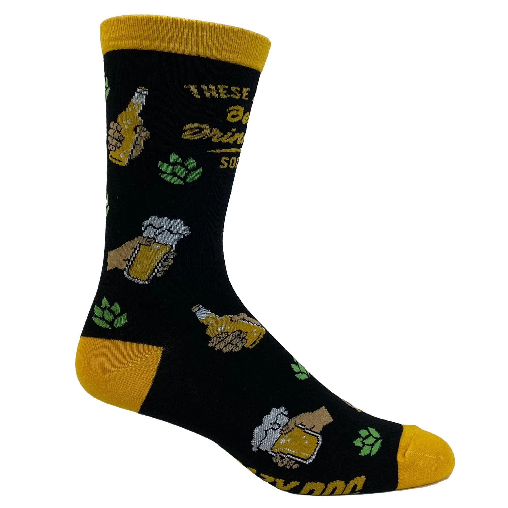 Mens Beer Drinking Socks sold by Crazy Dog T-Shirts product image thumbnail 4