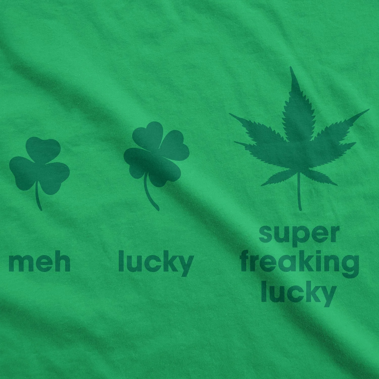 Super Freaking Lucky Men's T Shirt sold by Crazy Dog T-Shirts product image thumbnail 2